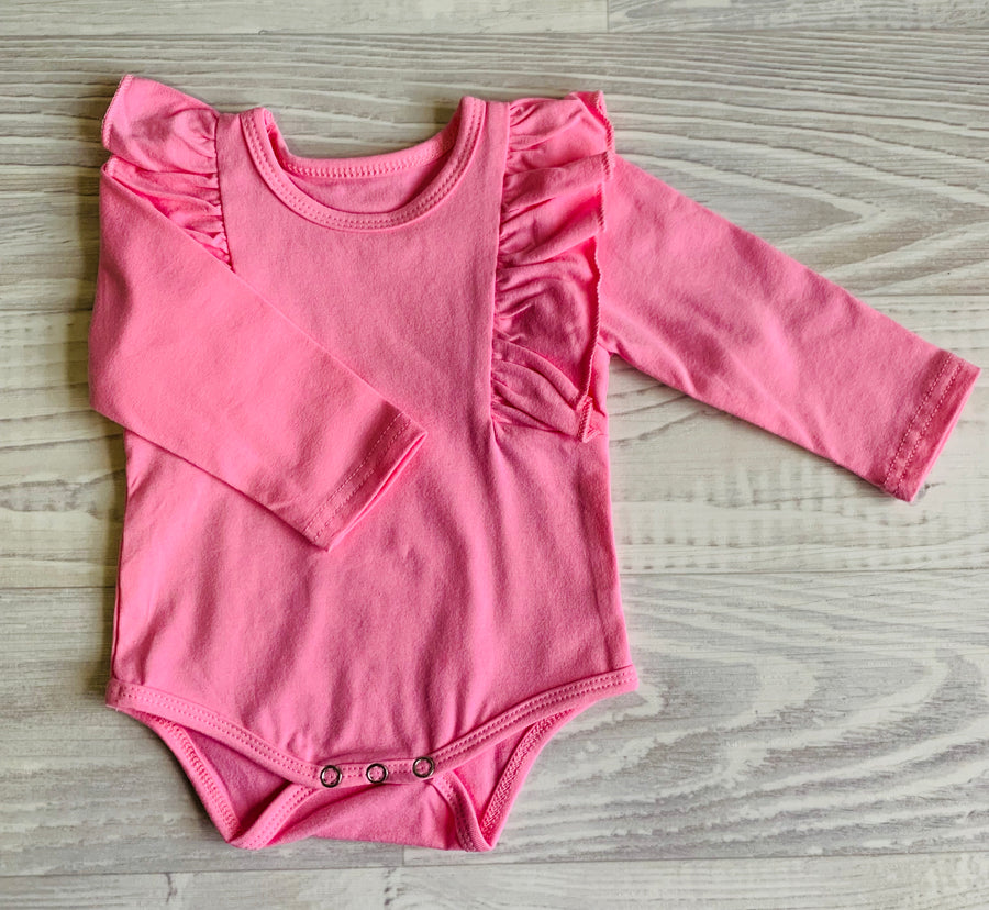 Ruffle Romper / Top - Pink