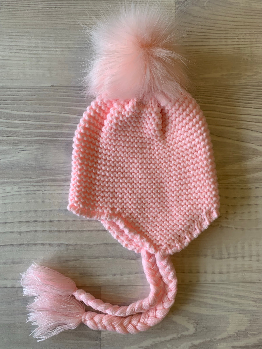 Pom Pom Beanie - Pink